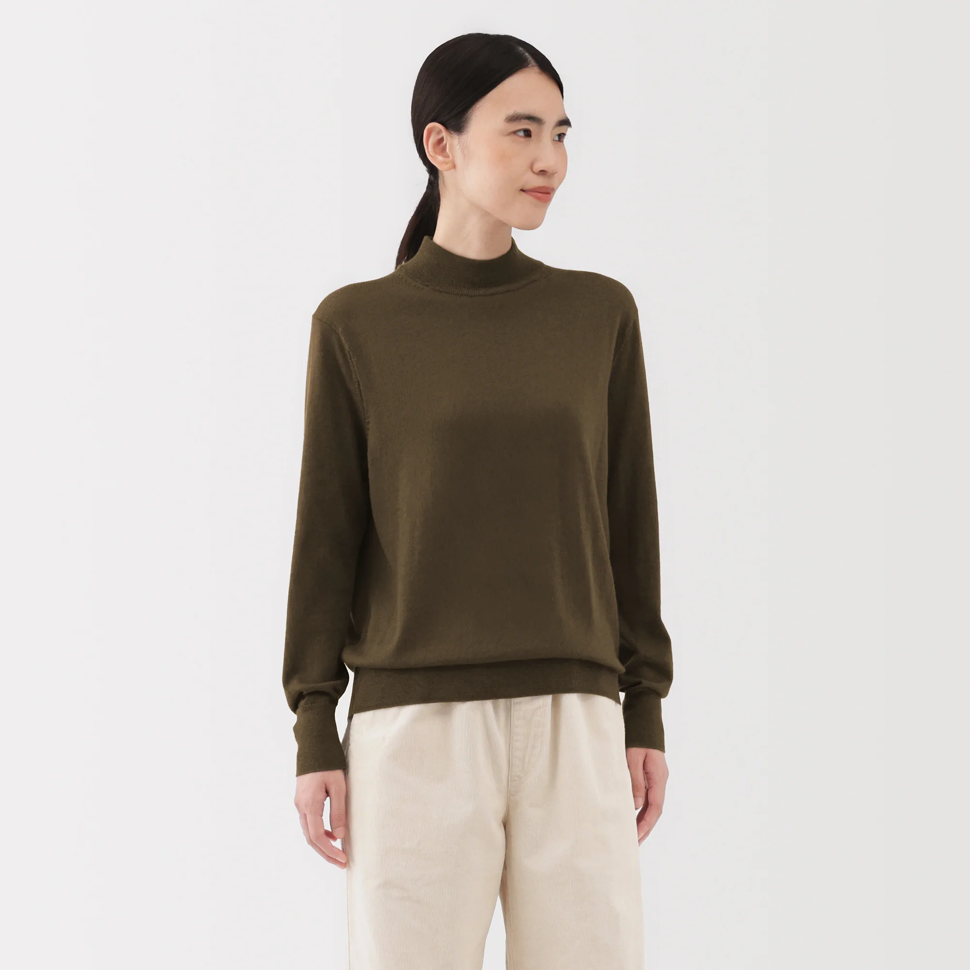 Wool High Neck Sweater - Image 43