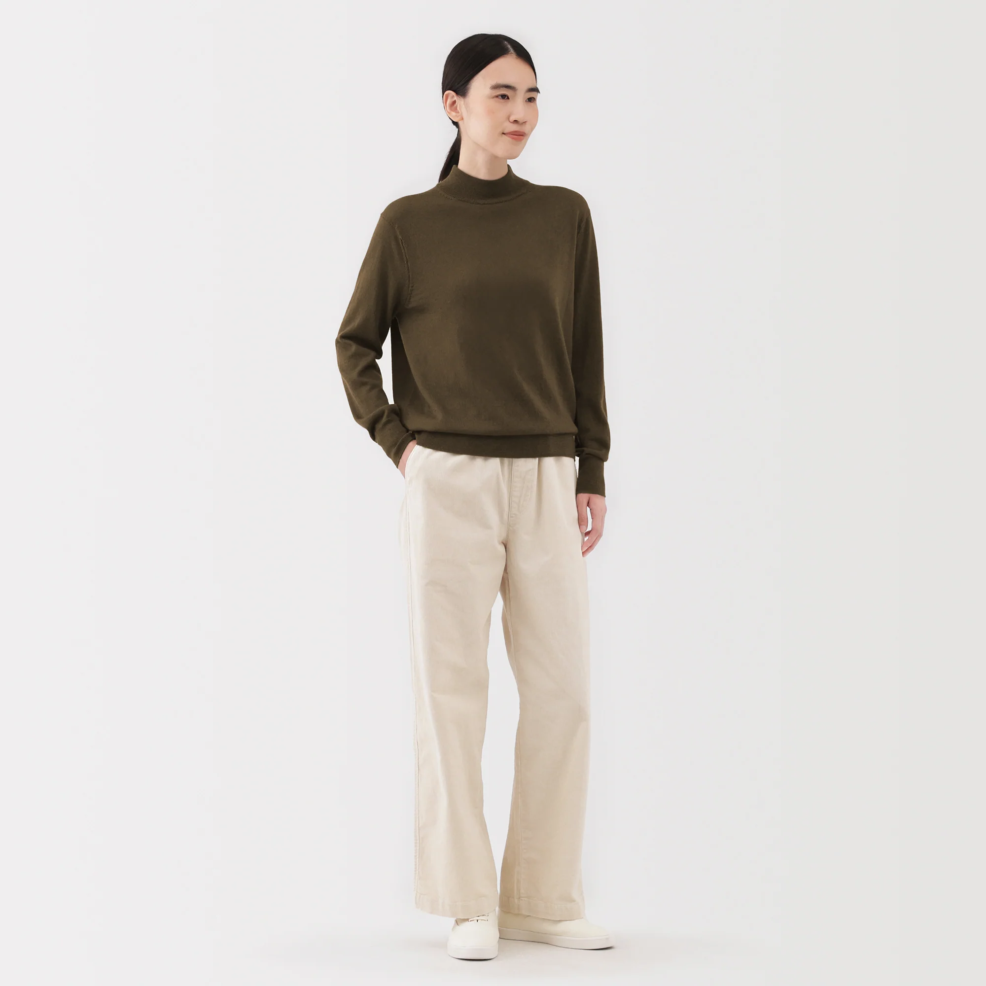 Wool High Neck Sweater - Image 44