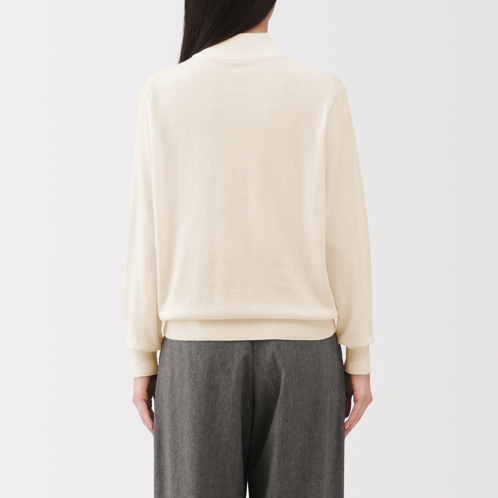 Wool High Neck Sweater - Image 54
