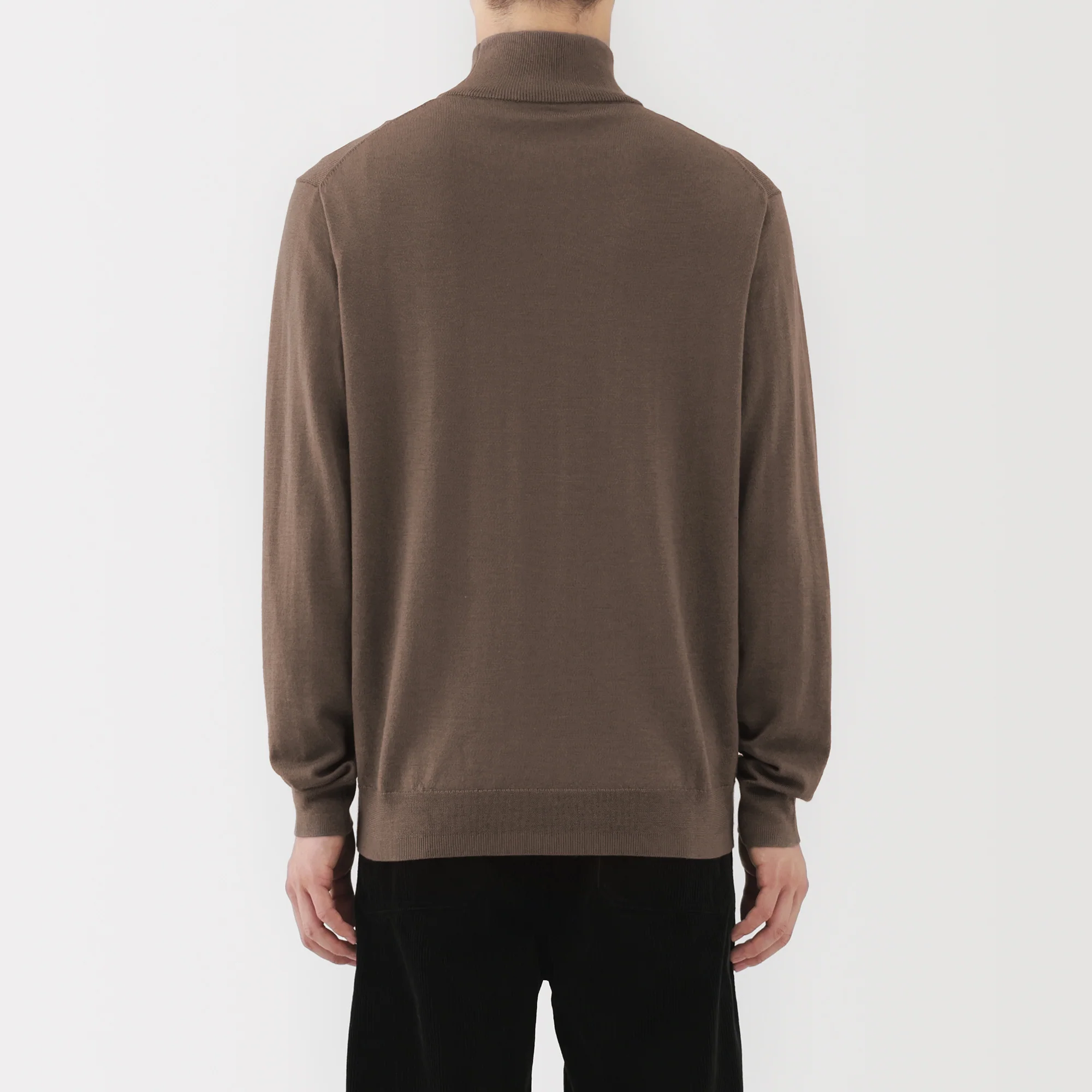 Wool Mock Neck Sweater - Image 27