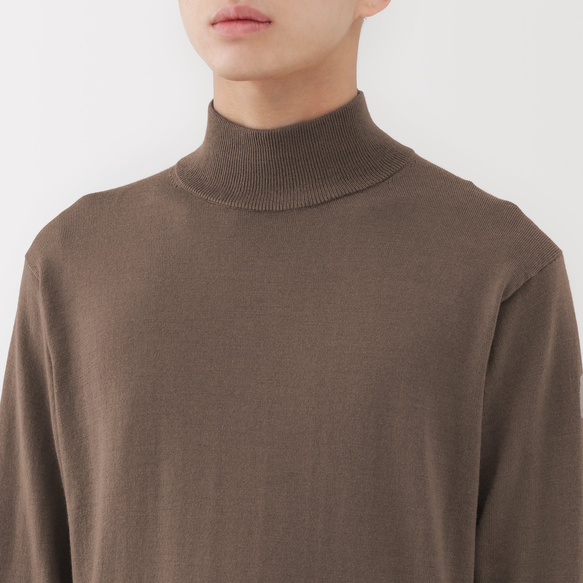 Wool Mock Neck Sweater - Image 7