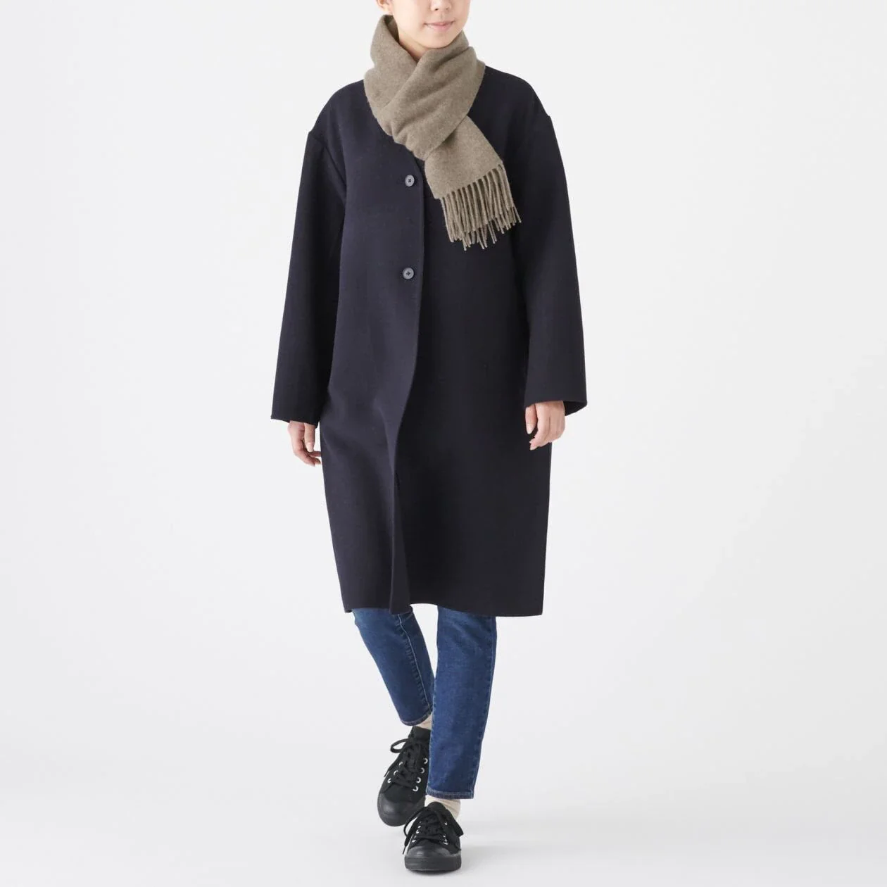 Woven Wool Scarf 30 x 180 cm - Image 14
