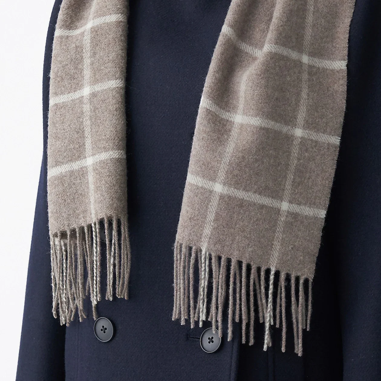 Woven Wool Scarf 30 x 180 cm - Image 39
