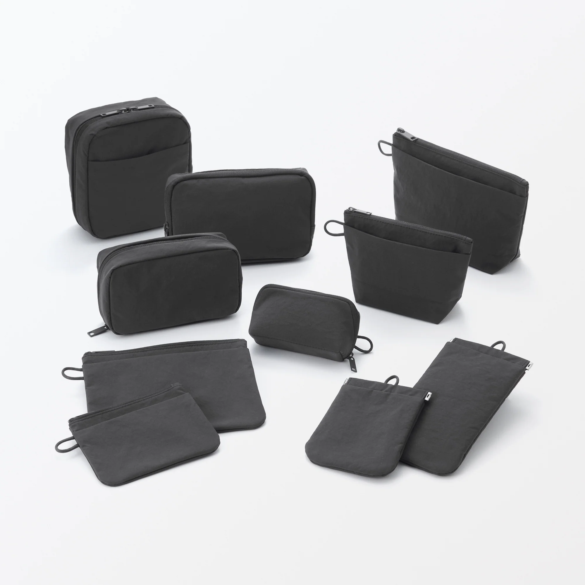 Wrinkled Nylon Gusset Pouch - Small - Image 21